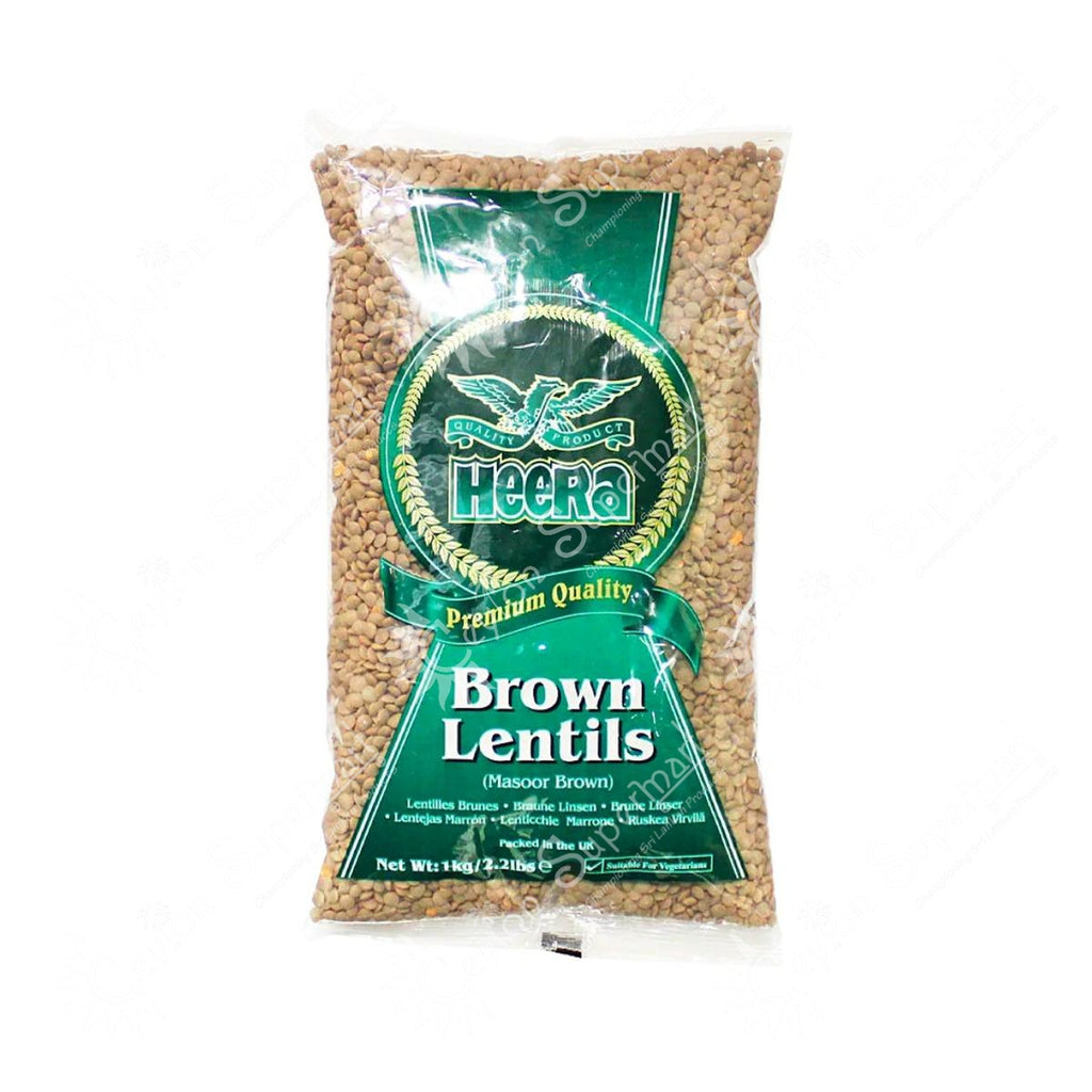 Heera Brown Lentils 1 kg Heera