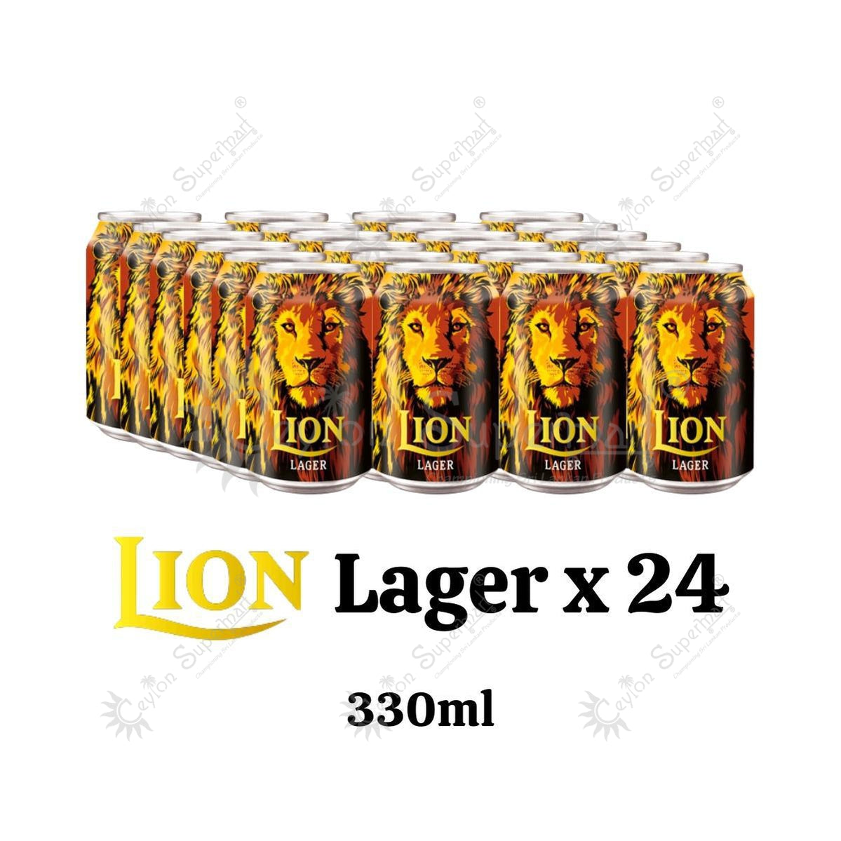 Buy Lion Lager Beer 330ml Box Of 24 From Ceylon Supermart In The UK lion-lager-750ml