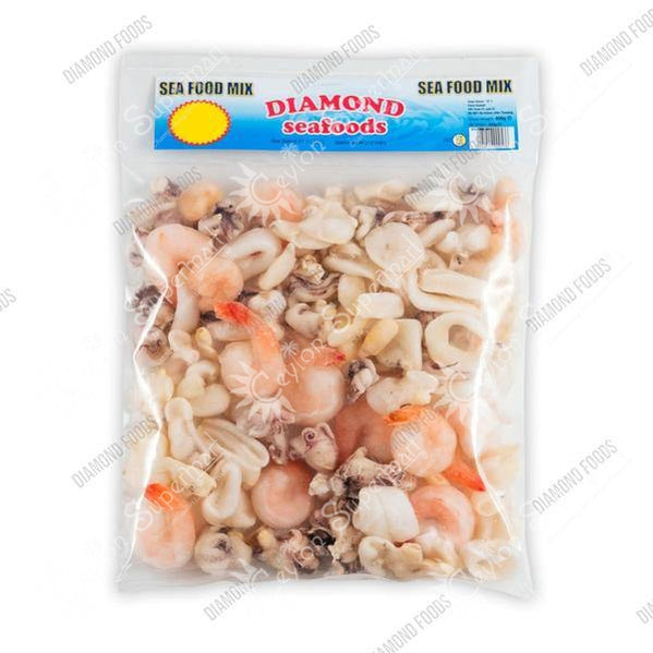 Buy Diamond Frozen Seafood Mix, 400g from Ceylon Supermart in the UK