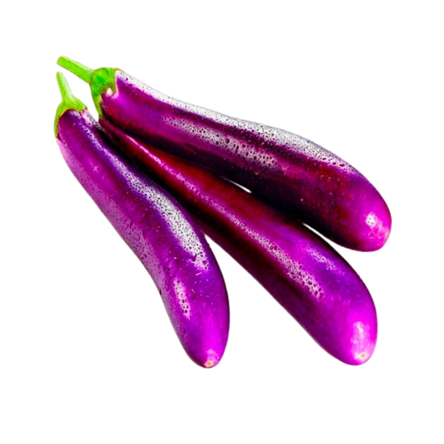 Long Ravayya Ceylon Supermart Fresh Long Brinjal | Long Aubergine 1 kg
