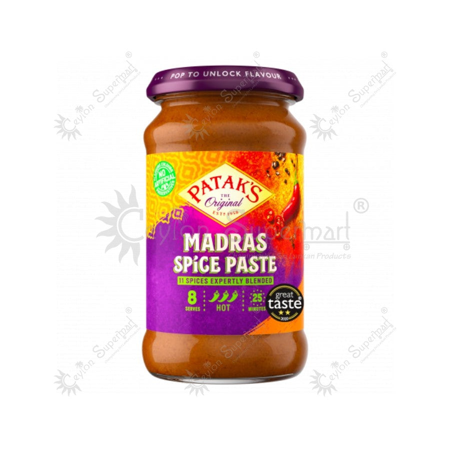 Patak's Madras Spice Paste 283g-Ceylon Supermart