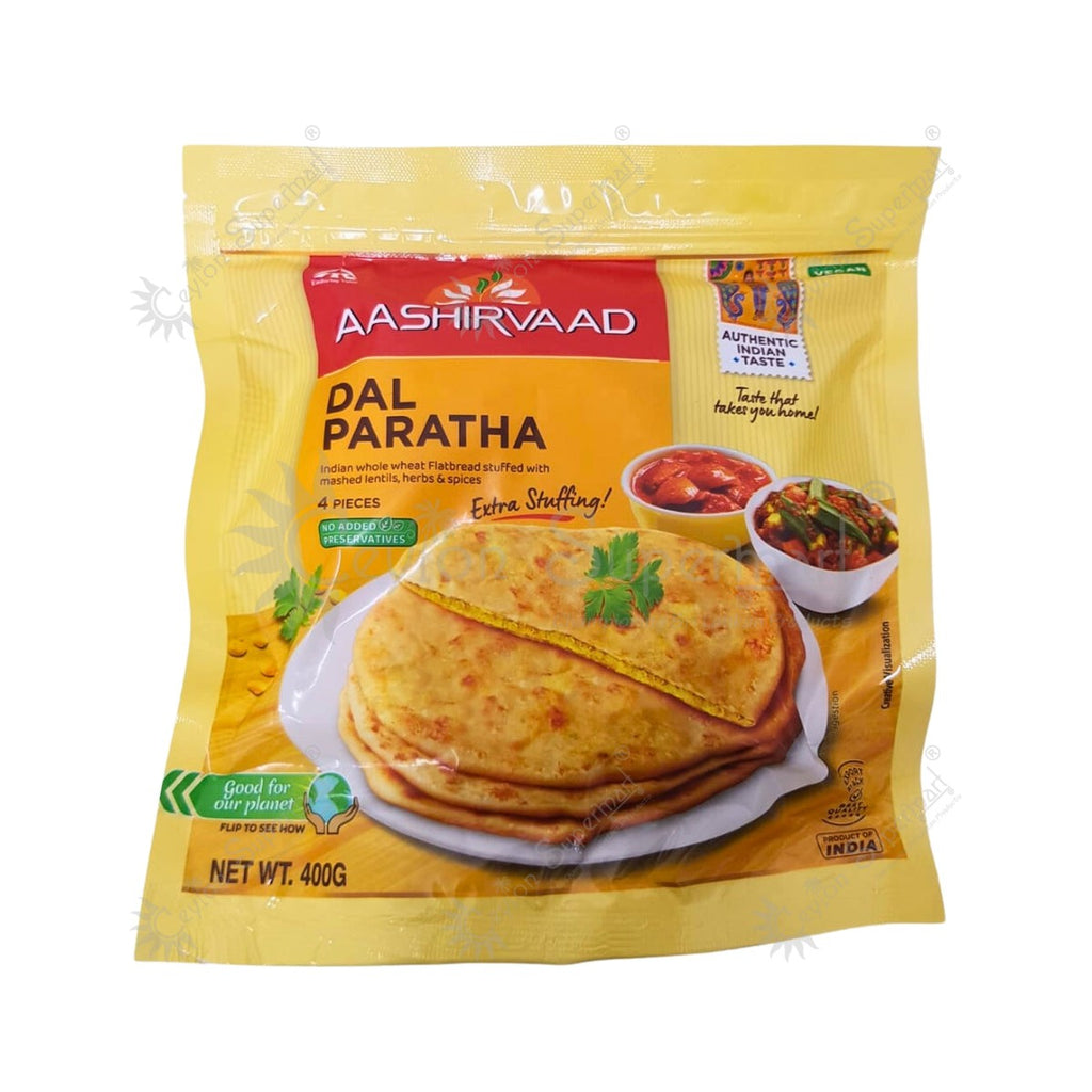 Aashirvaad Frozen Dal Paratha | 4 Pieces | 400g-Ceylon Supermart