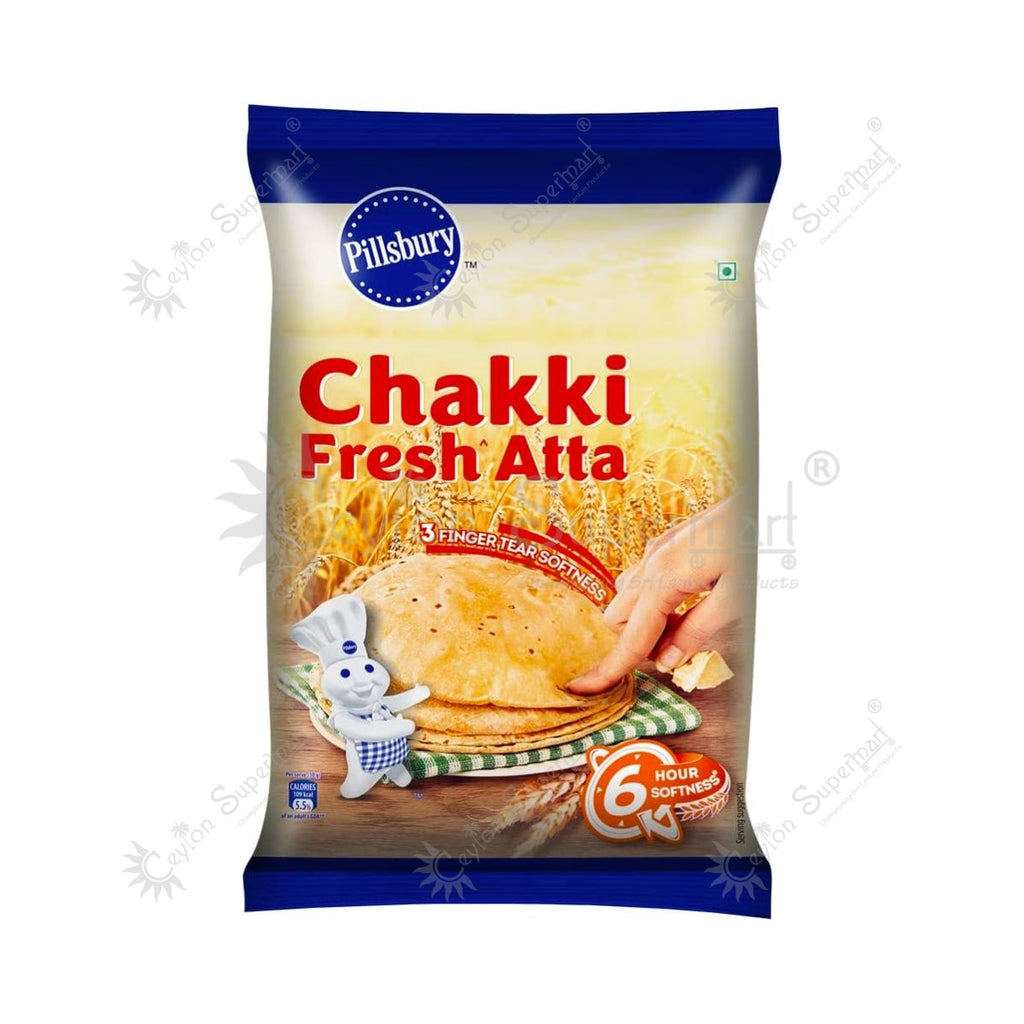 Pillsbury Whole Wheat Flour | Chakki Atta 5 kg-Ceylon Supermart