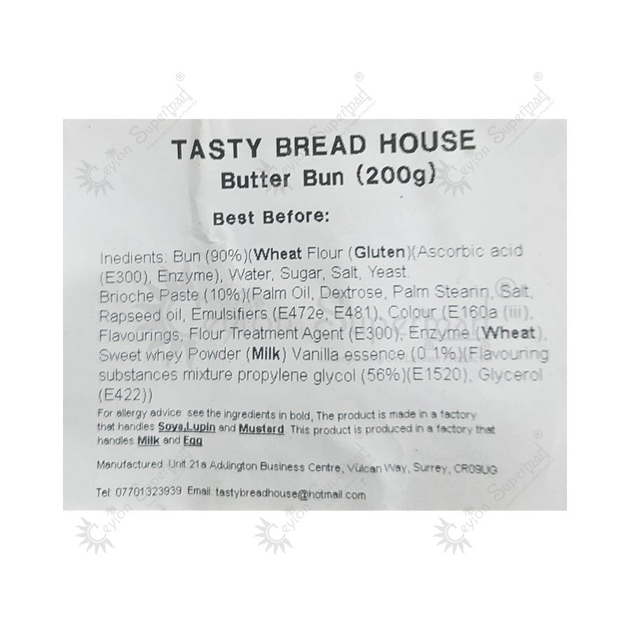 Tasty Bread House Bakery Butter Buns 4 Pack-Ceylon Supermart