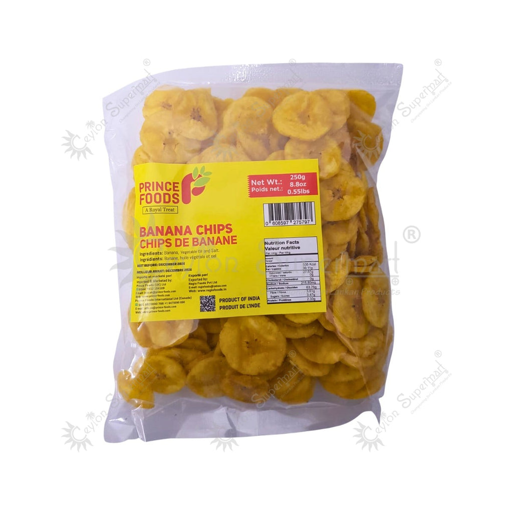 Prince Foods Banana Chips 250g-Ceylon Supermart