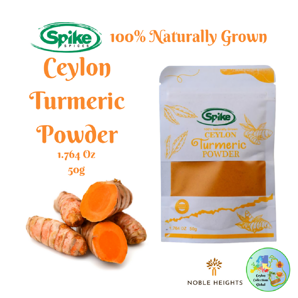 SPIKE 100% Naturally Grown Ceylon Turmeric Powder 50g