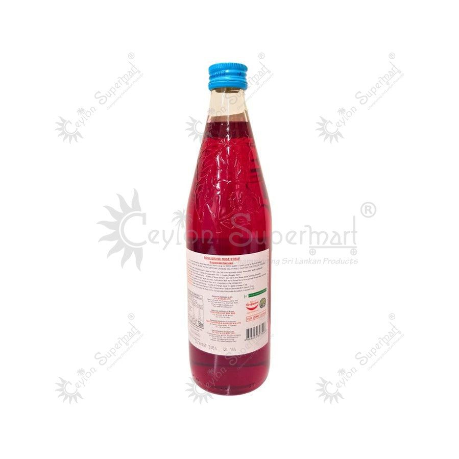 T G Kiat Rose Brand Rose Syrup 750ml-Ceylon Supermart