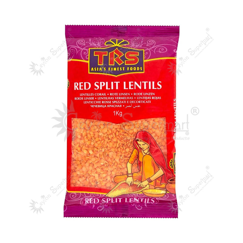 TRS Red Split Lentils 1 kg-Ceylon Supermart
