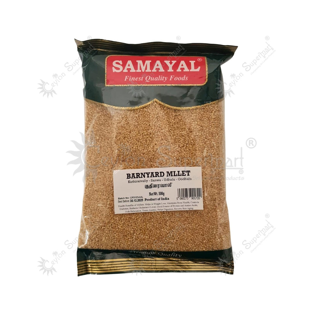 Samayal Barnyard Millet | Whole Bajri 1kg-Ceylon Supermart