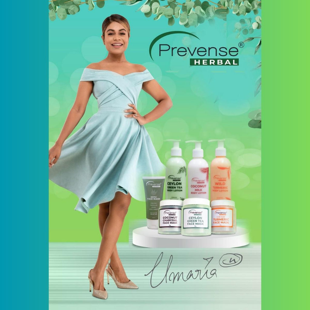 Prevense Herbal Ceylon Green Tea Body Lotion 300ml British Cosmetics