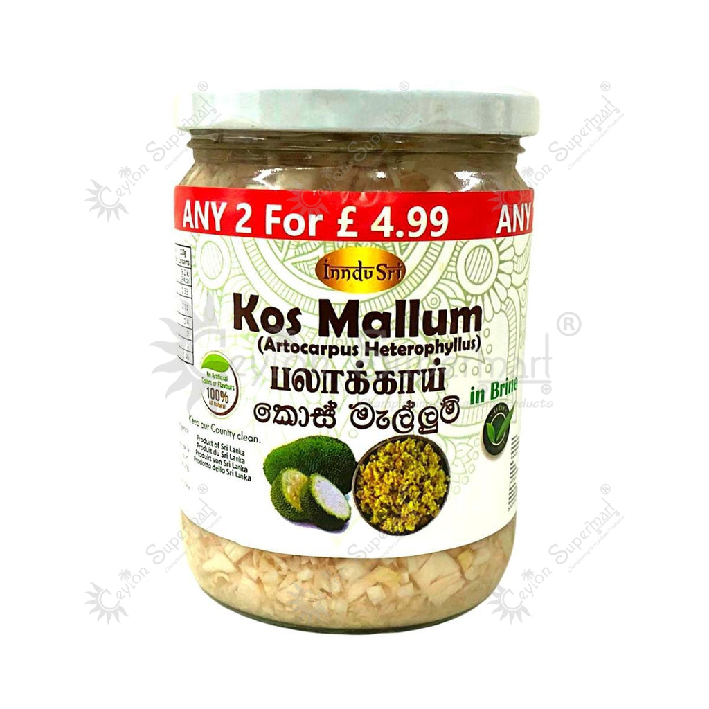 Indu Sri Shredded Jackfruit in Brine | Kos Mallum 550g Indu Sri