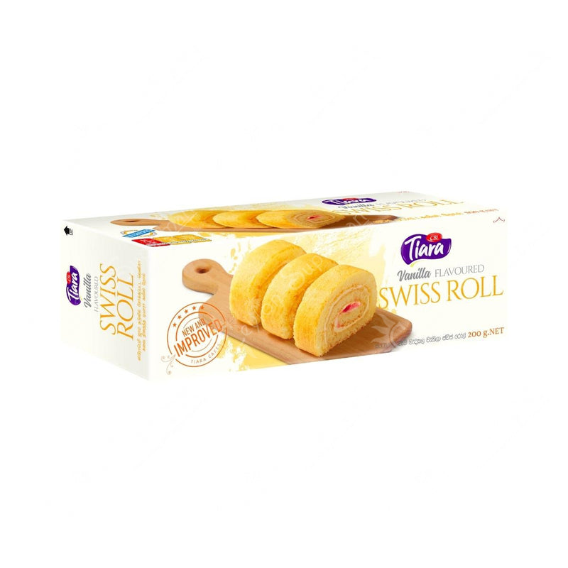Munchee Tiara Vanilla Swiss Roll 200g Munchee