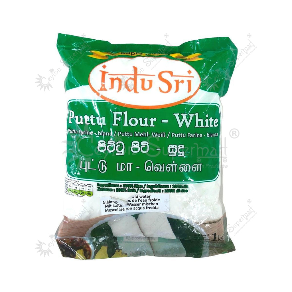 Indu Sri White Puttu Flour 1 kg Indu Sri