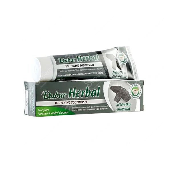 Dabur Herbal Activated Charcoal Toothpaste, 100ml Dabur