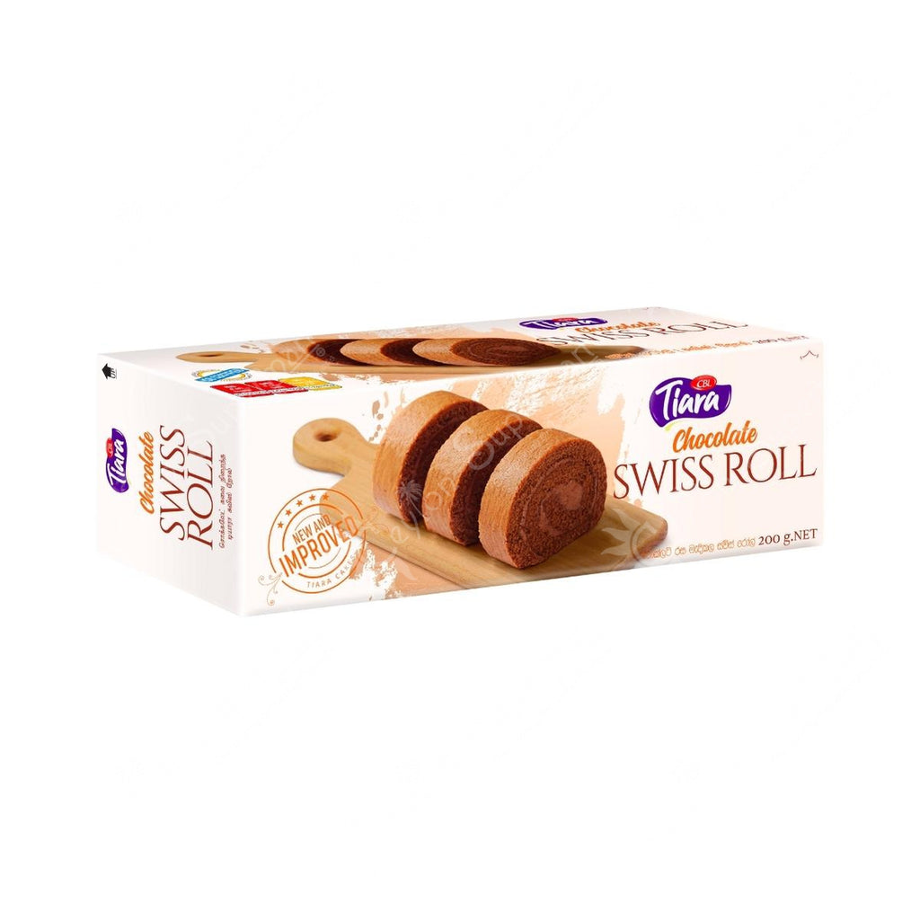 Munchee Tiara Chocolate Swiss Roll 200g Munchee