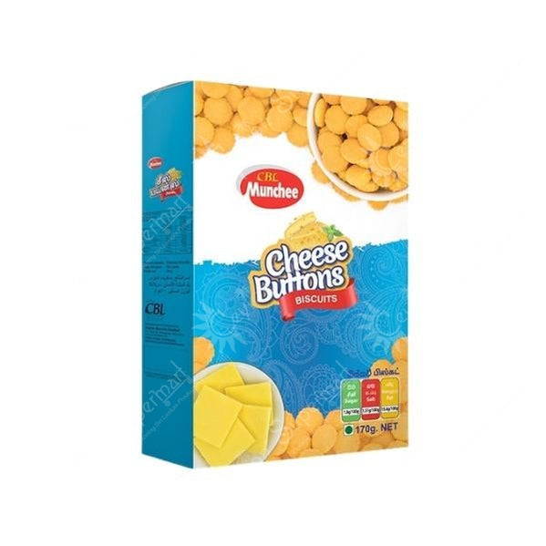 Munchee Cheese Button Biscuits, 170g Munchee