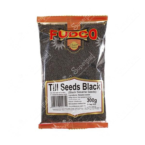 Fudco Black Till Seeds | Sesame Seeds, 300g Fudco