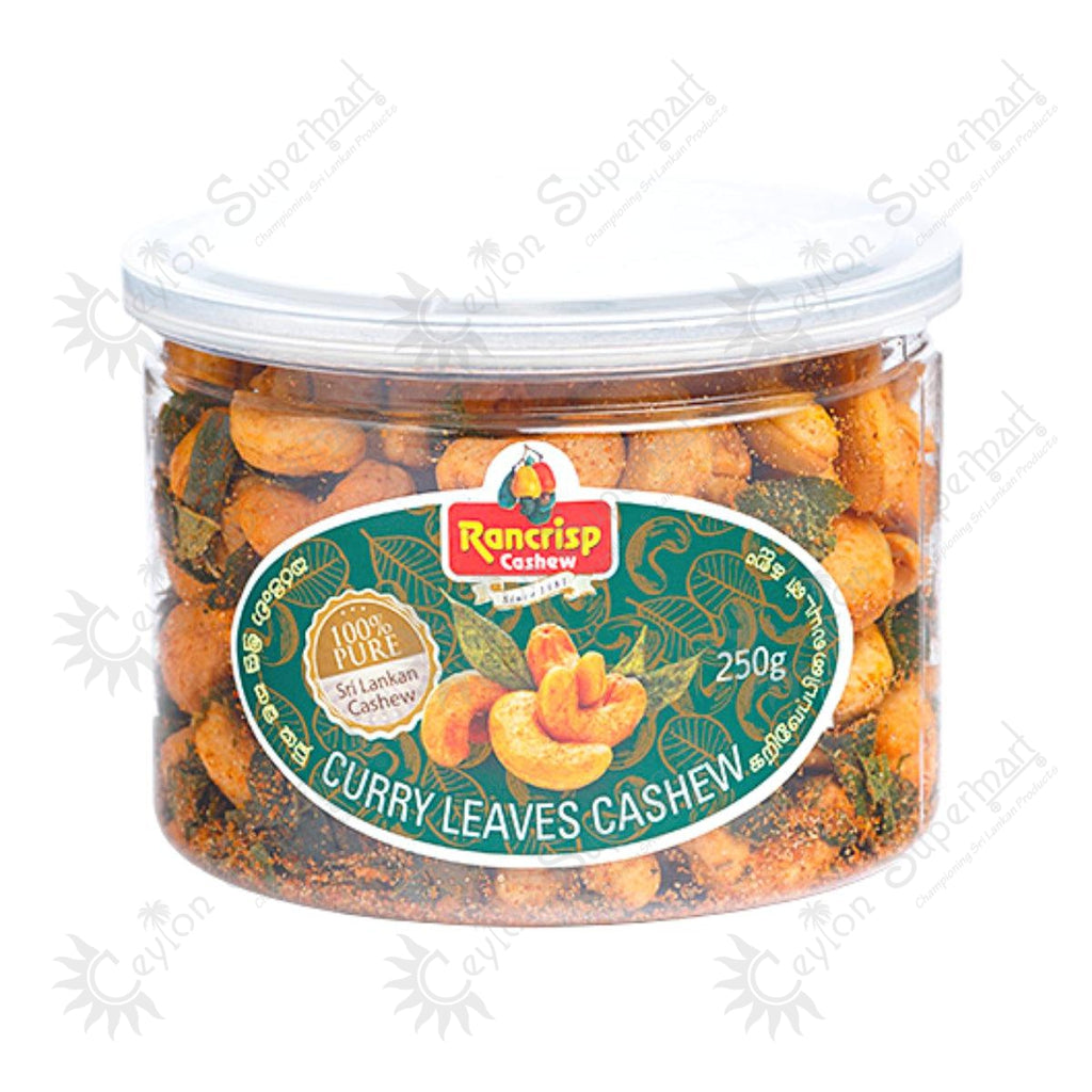 Rancrisp Premium Quality Curry Leaves Mixed Whole Cashew Nuts 250g Rancrisp