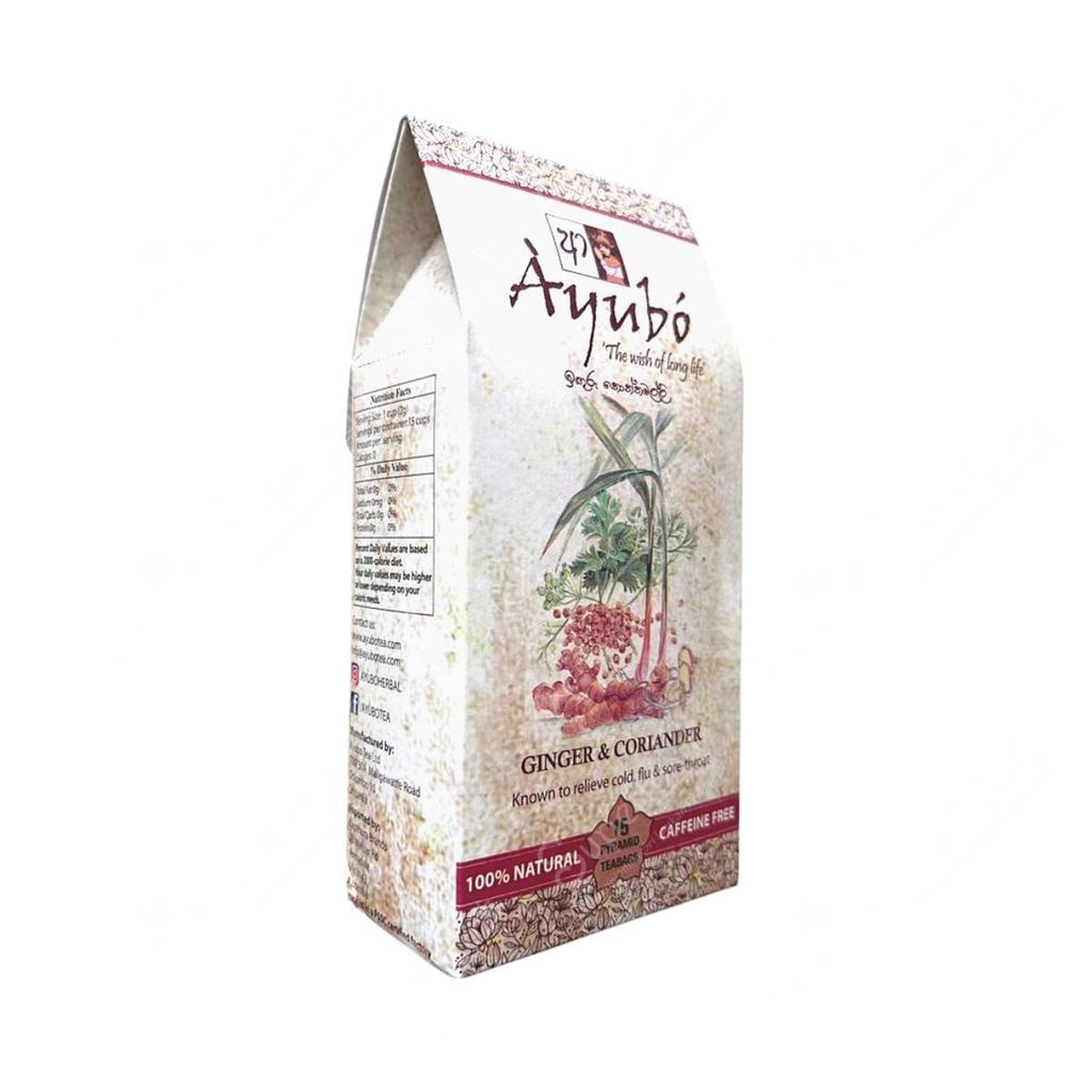 Ayubo Tea Inguru Koththamalli | Ginger & Coriander Premium Tea Bags 15 Ayubo Tea