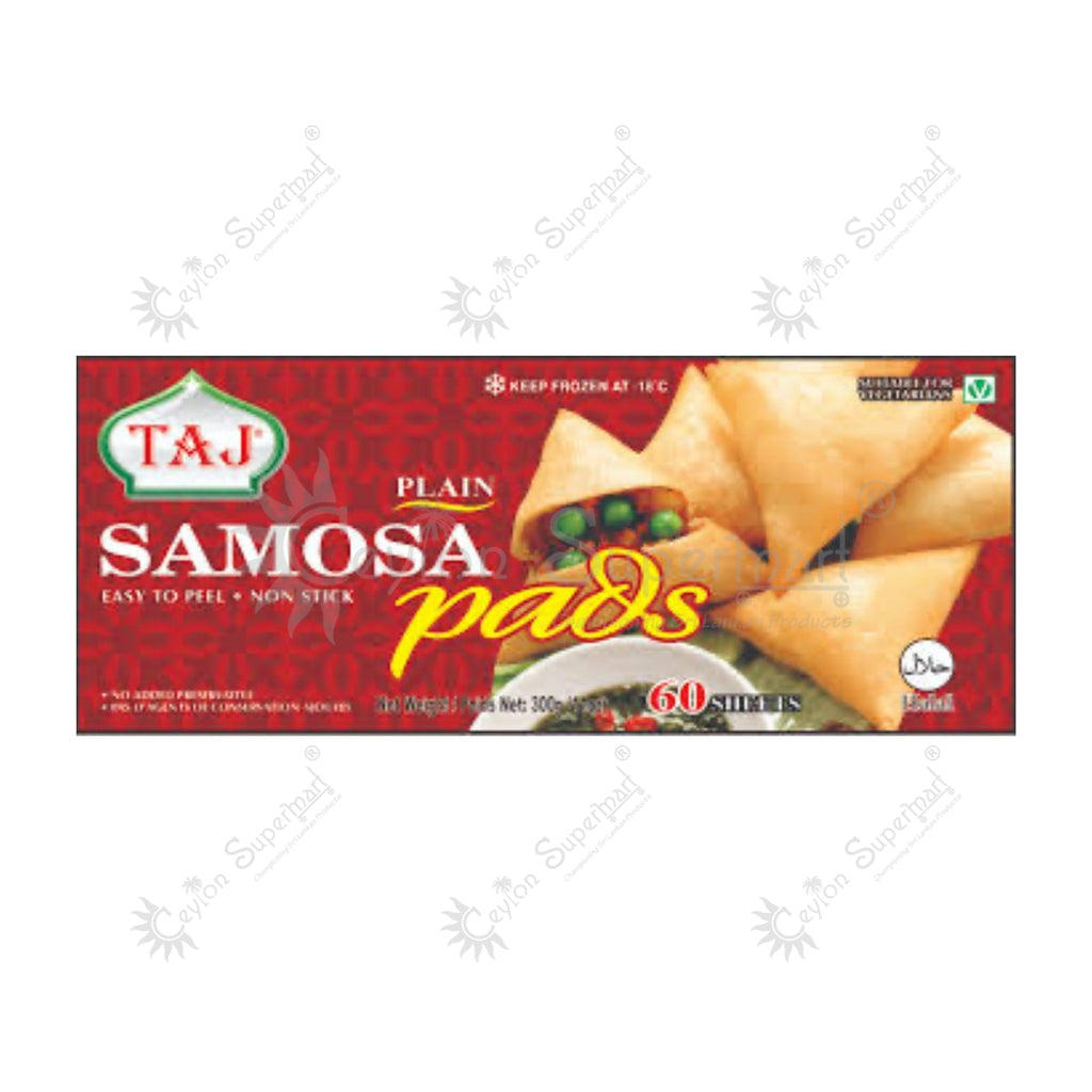 Taj Frozen Plain Samosa Pads | Filo Pastry 60 Pack Taj