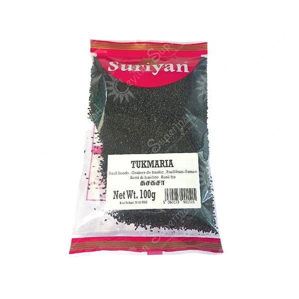 Suriyan Basil Seeds | Tukmaria, 100g Suriyan