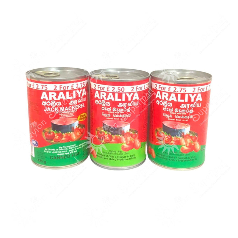 Araliya Jack Mackerel in Tomato Sauce 425g | Pack of 3 Araliya