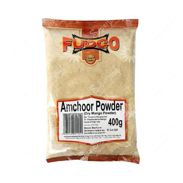 Fudco Amchoor Powder | Ground Mango Powder, 400g Fudco