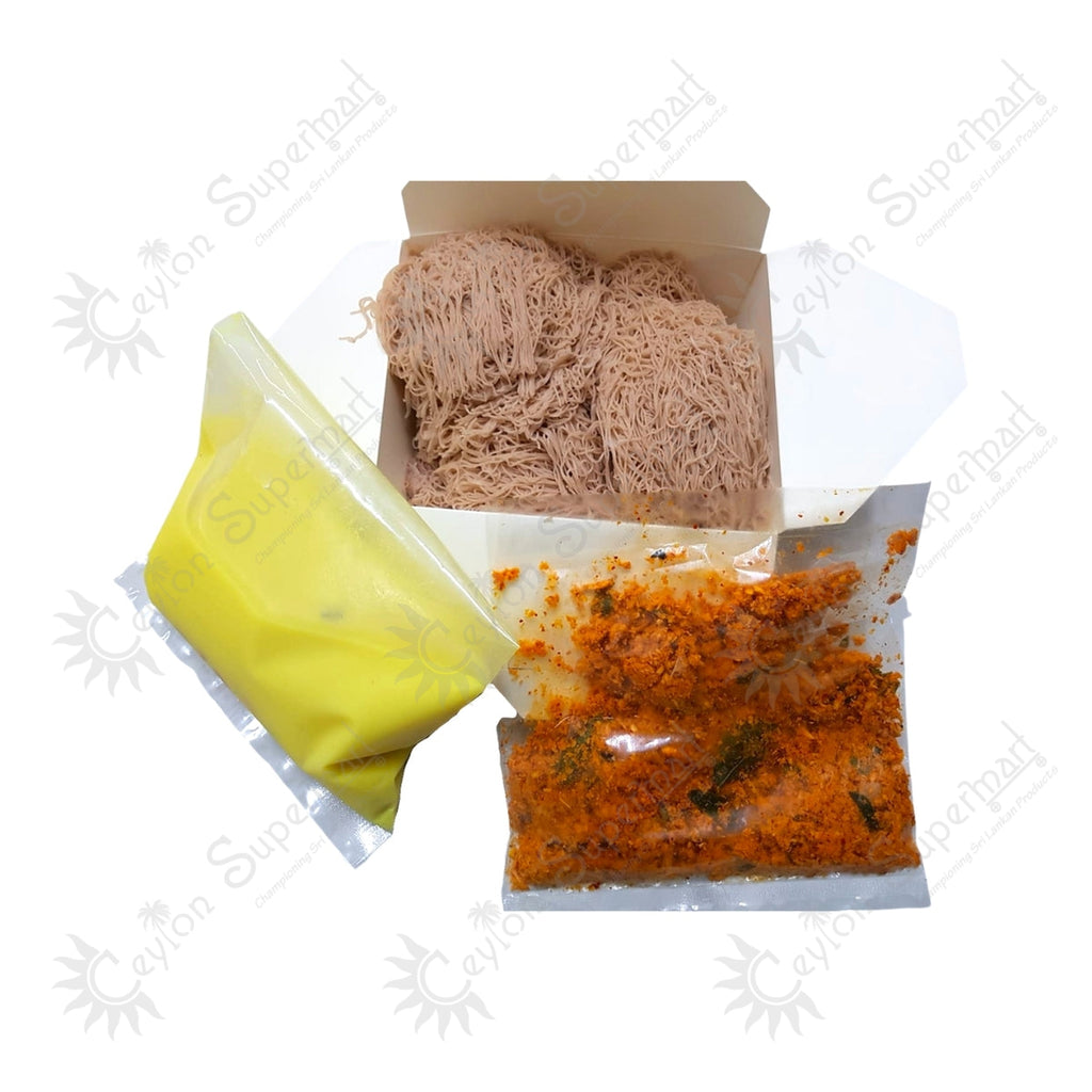 Nature's List Frozen String Hoppers with Coconut Sambol & Gravy 25 Pieces Nature's List