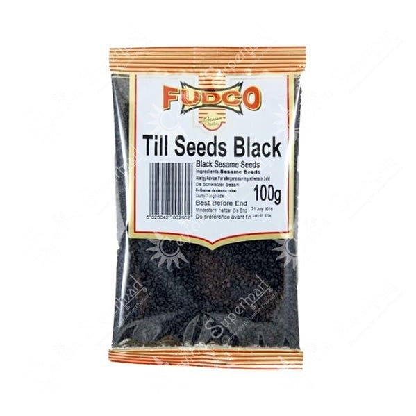 Fudco Black Till Seeds | Sesame Seeds, 100g Fudco