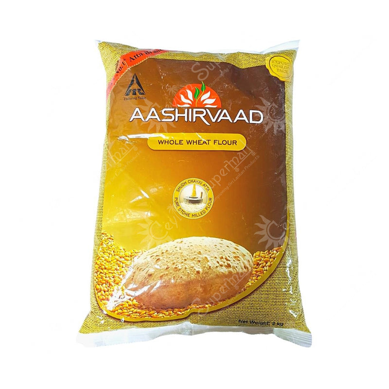 Aashirvaad Whole Wheat Flour | Shudh Chakki Atta 2kg Aashirvaad