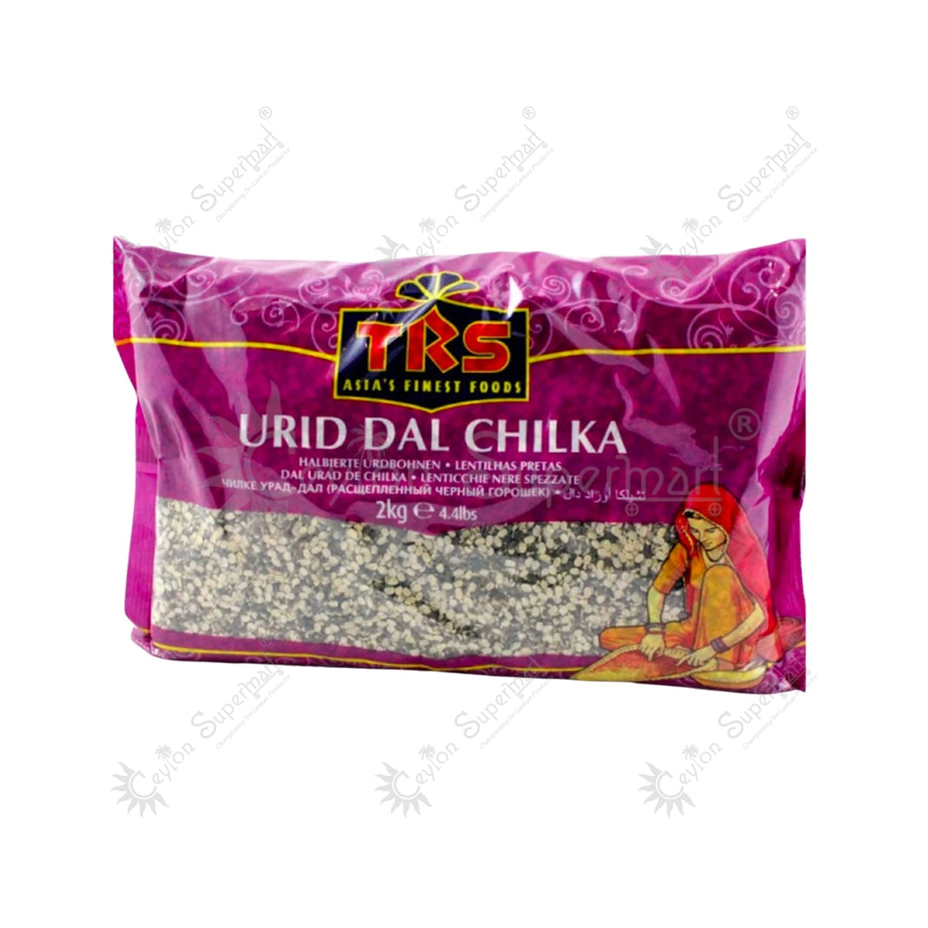 TRS Urid Dal (Ulundu | Black gram) Chilka | Split Matpe With Husk 2kg TRS