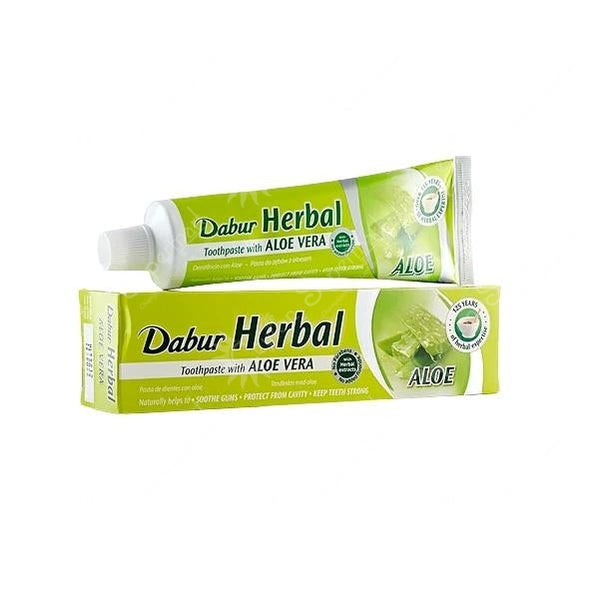 Dabur Herbal Toothpaste with Aloe Vera, 100ml Dabur