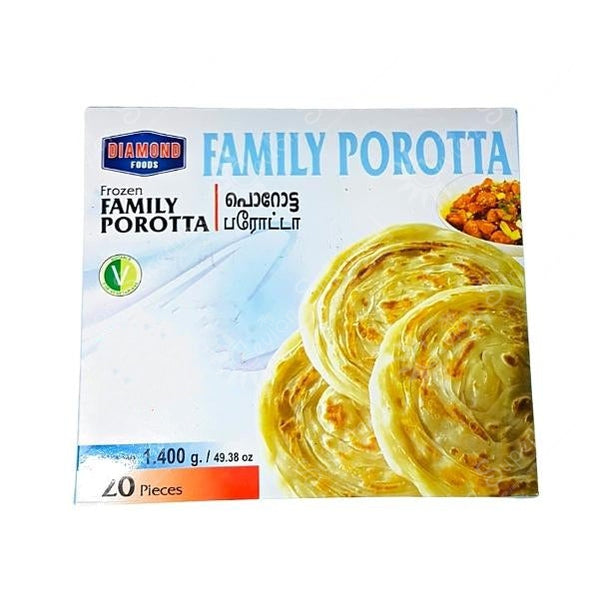 Diamond Foods Frozen Family Porotta, 20 Pack Diamond Foods