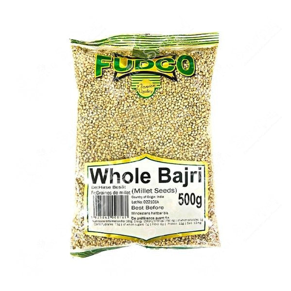 Fudco Bajri Whole | Millet Seeds, 500g Fudco