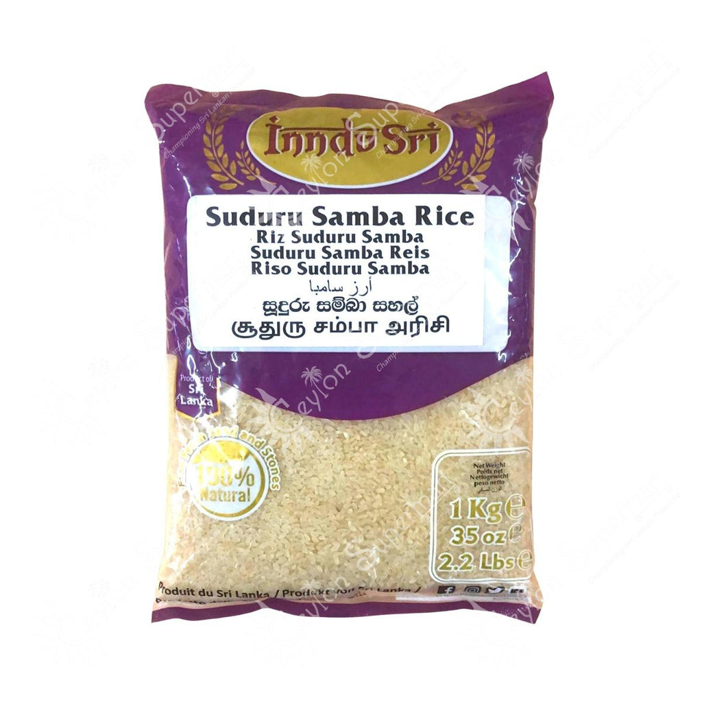 Indu Sri Suduru Samba White Raw Rice 1 kg Indu Sri