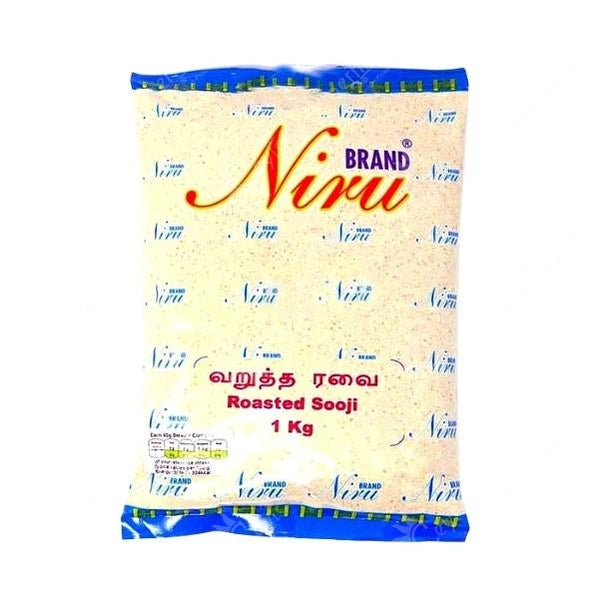 Niru Brand Roasted Sooji | Semolina, 1kg Niru