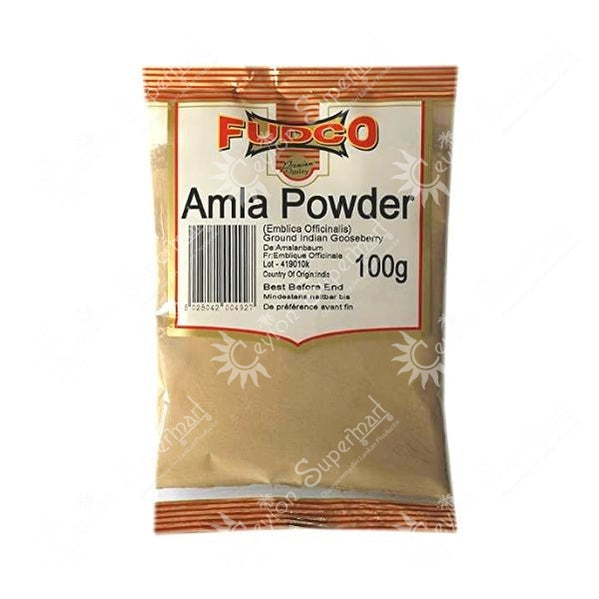 Fudco Amla Powder | Ground Indian Gooseberry Powder,  100g Fudco