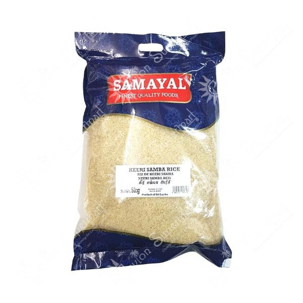 Samayal Keeri Samba White Raw Rice, 5kg Samayal