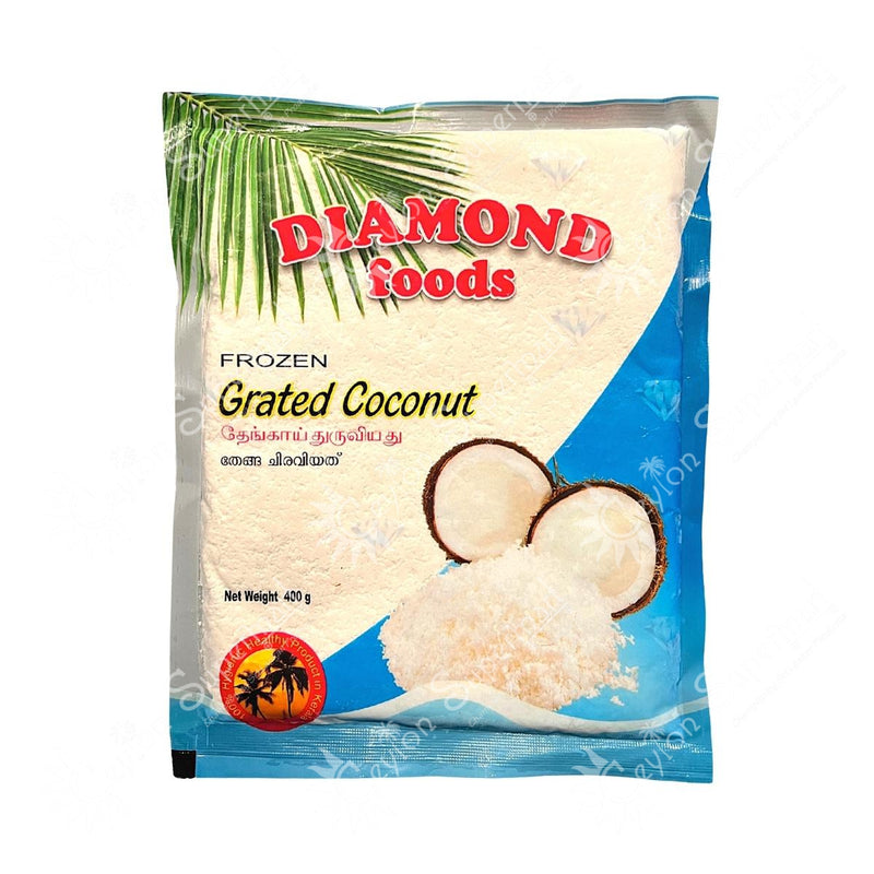 Diamond Frozen Grated Coconut, 400g Diamond Foods