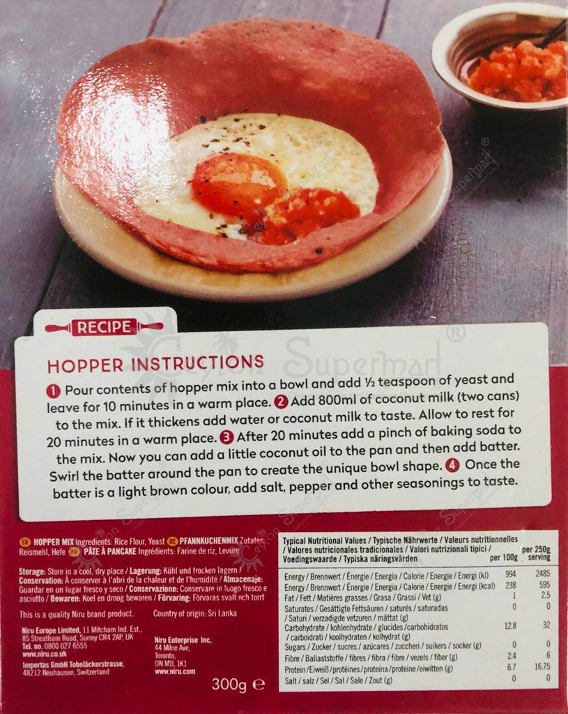 Niru Red Hopper Flour Mixture 300g Niru