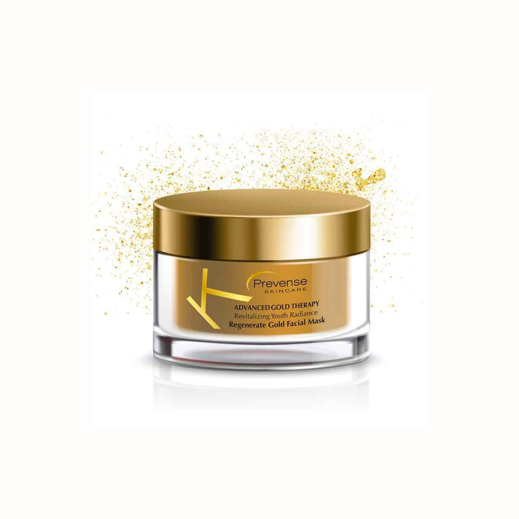 Prevense Herbal Regenerate Gold Facial Mask 30ml British Cosmetics
