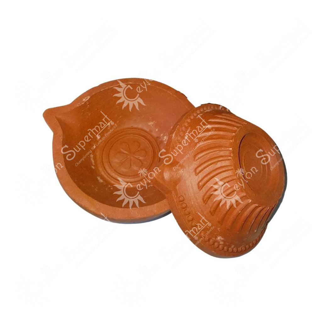 Clay Oil Lamps Pack of 10 Ceylon Supermart