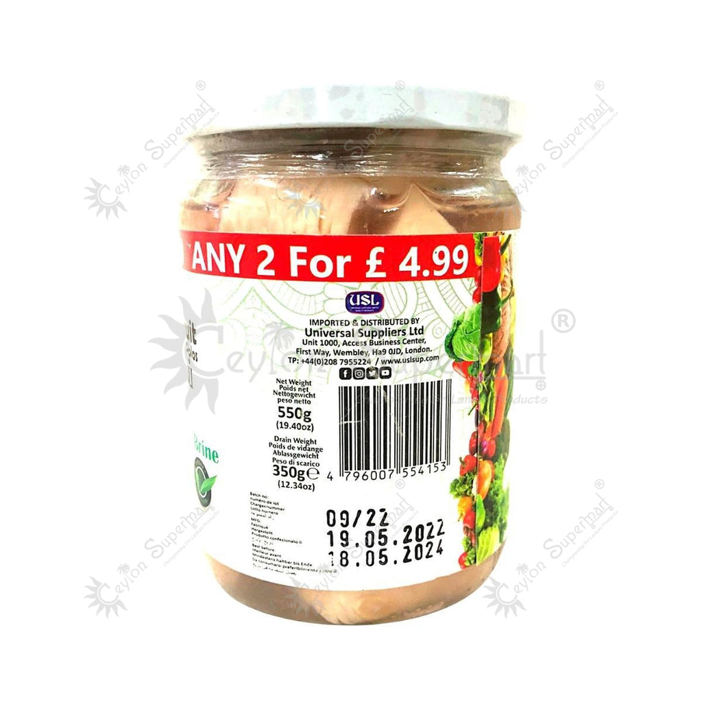 Indu Sri Tender Green Jackfruit in Brine | Polos 550g Indu Sri