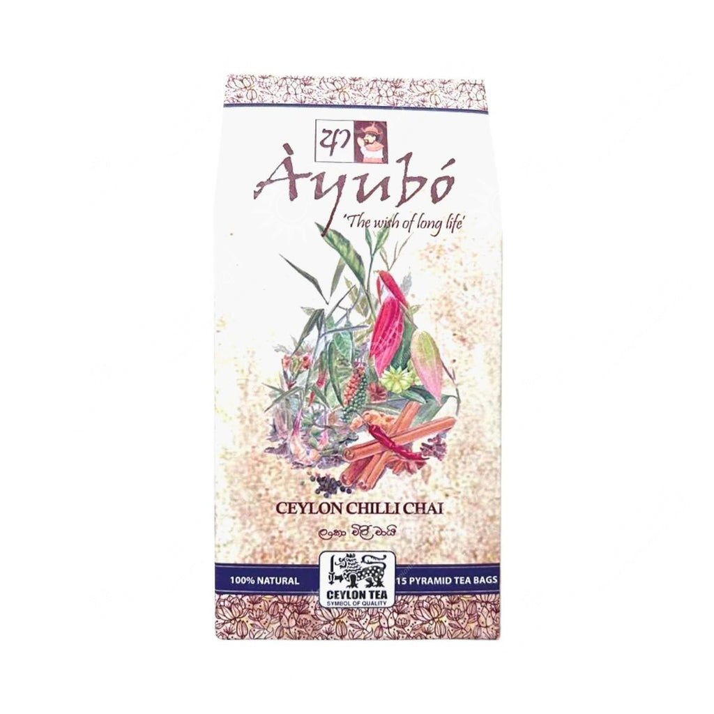 Ayubo Tea Ceylon Chilli Chai Premium Tea Bags 15 Ayubo Tea
