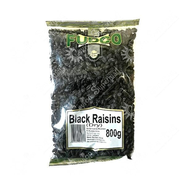 Fudco Black Raisins, 800g Fudco