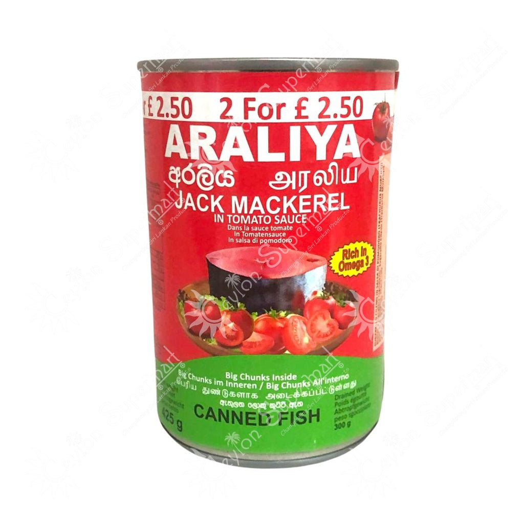 Araliya Jack Mackerel in Tomato Sauce 425g | Pack of 3 Araliya