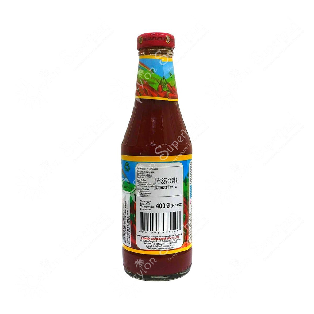MD Extra Hot Chilli Sauce 400g MD