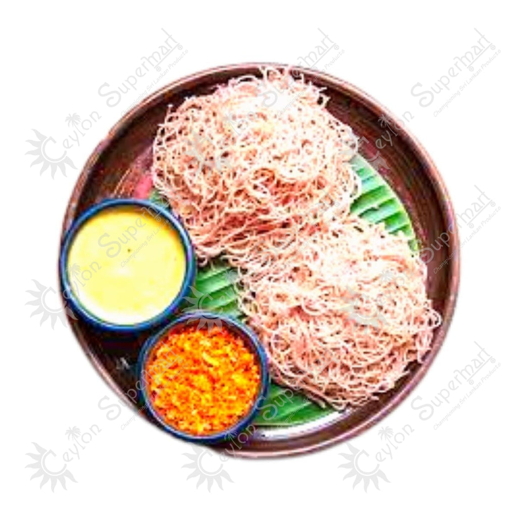 Nature's List Frozen String Hoppers with Coconut Sambol & Gravy 25 Pieces Nature's List