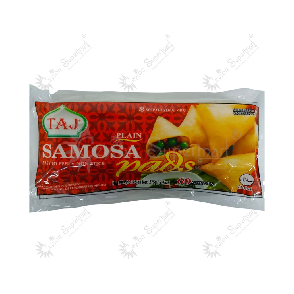 Taj Frozen Plain Samosa Pads | Filo Pastry 60 Pack Taj