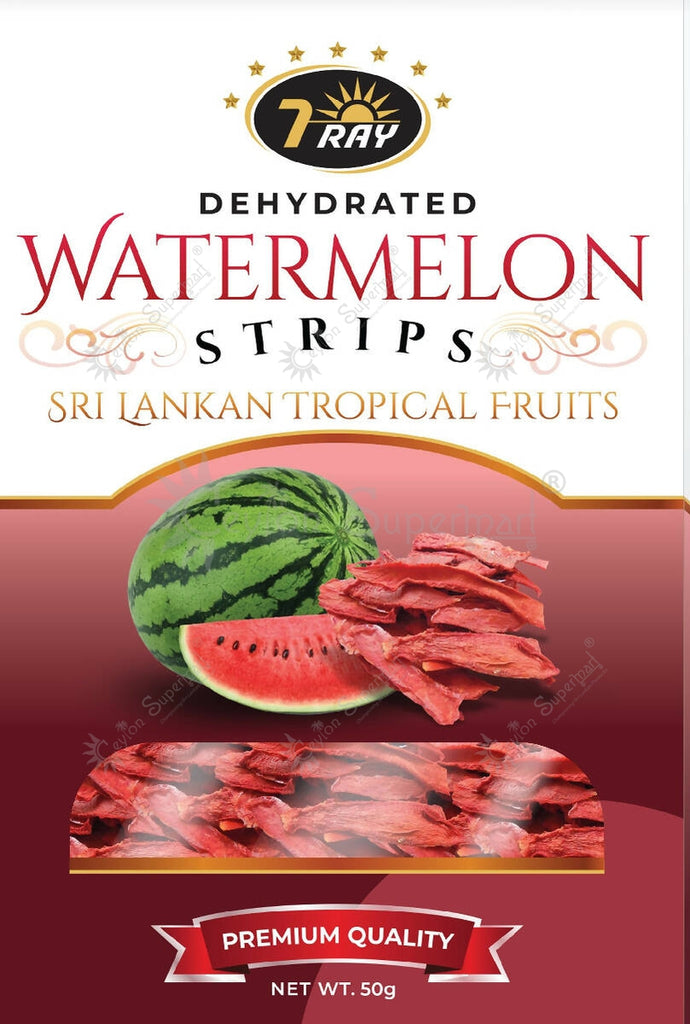 Senikma 7 Ray Dehydrated Watermelon Strips - 50 g-Ceylon Supermart